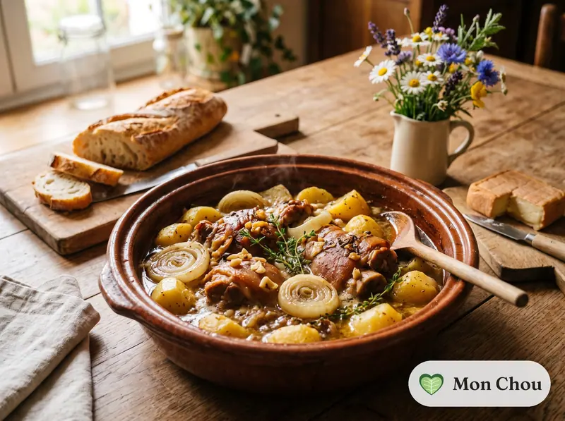 Caghuse picarde et pommes de terre au four