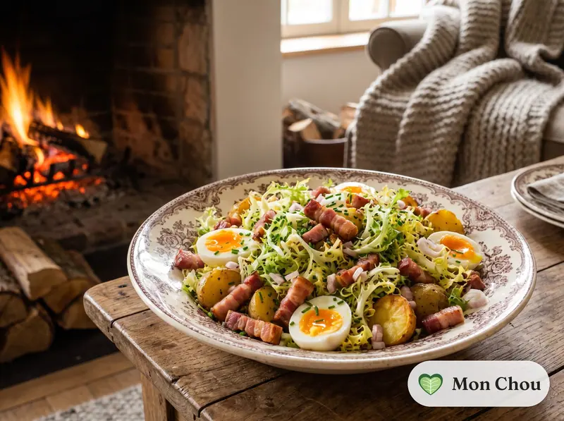 Salade ardennaise au lard et pommes de terre