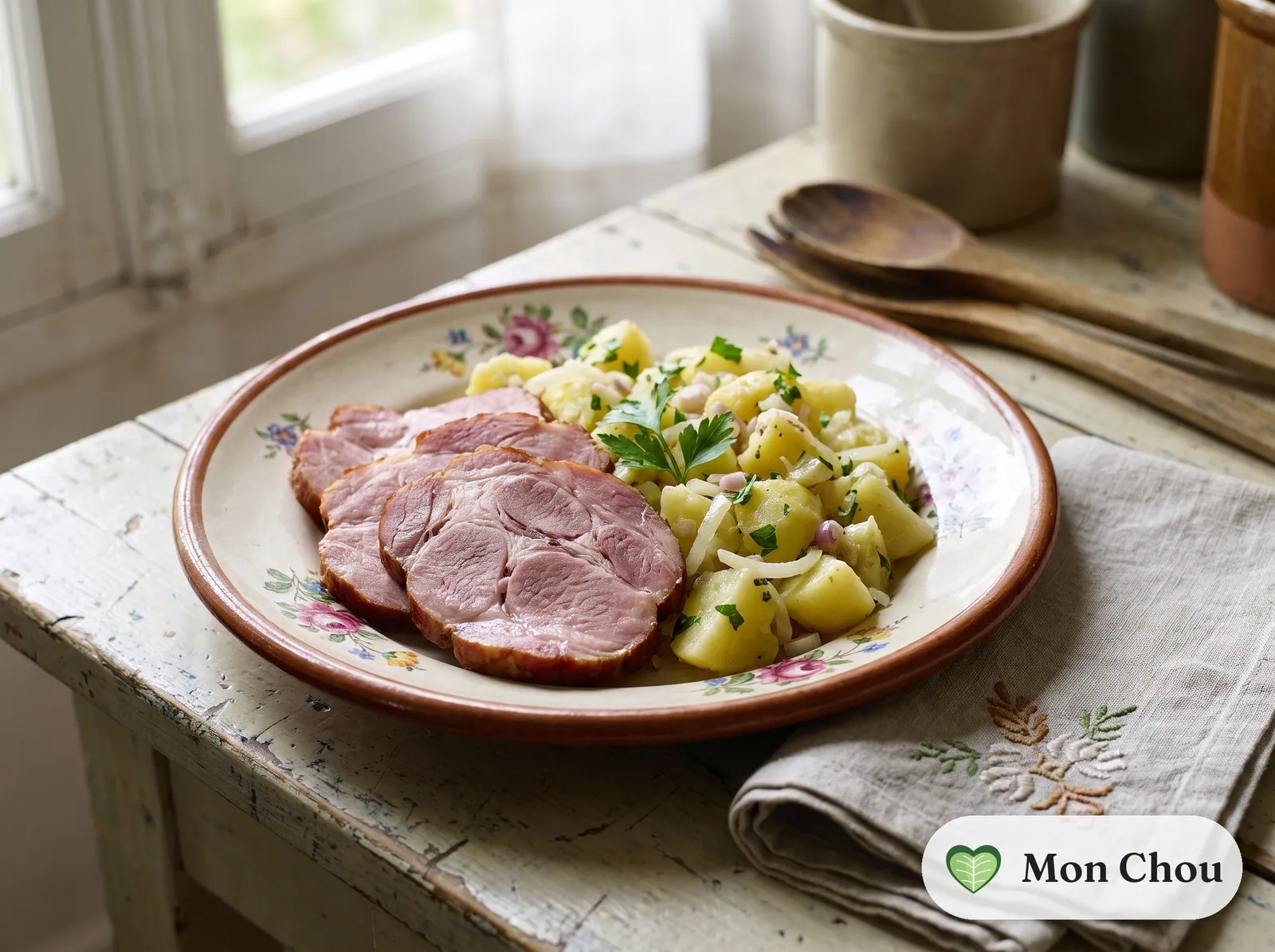 Schiffala et salade de pommes de terre