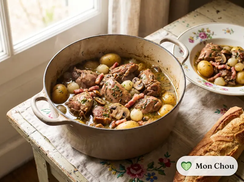 Gibelotte de lapin et pommes de terre
