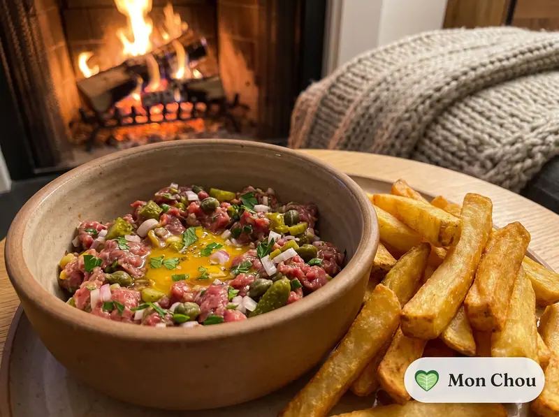 Steak tartare et frites