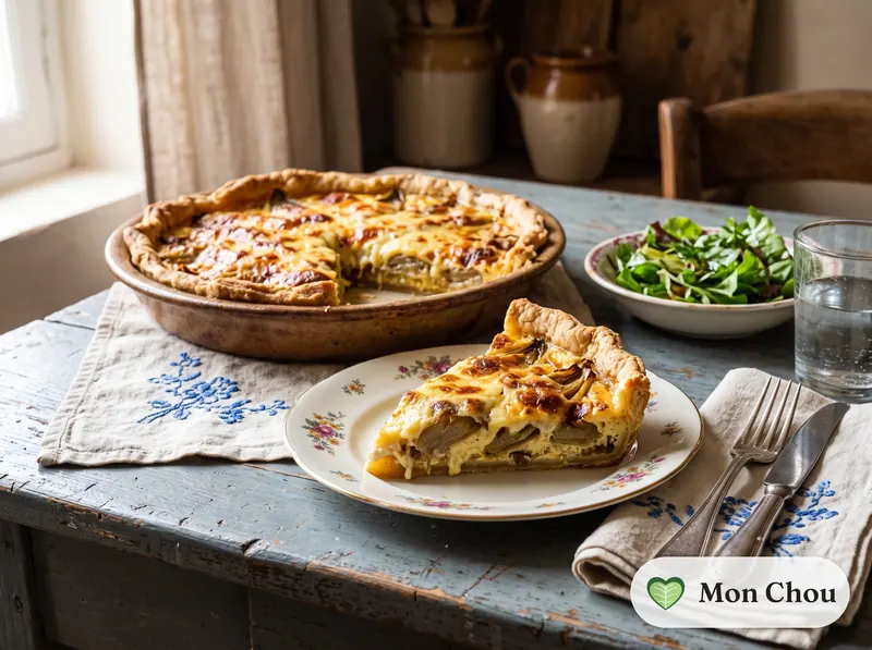 Tarte aux chicons et au comté