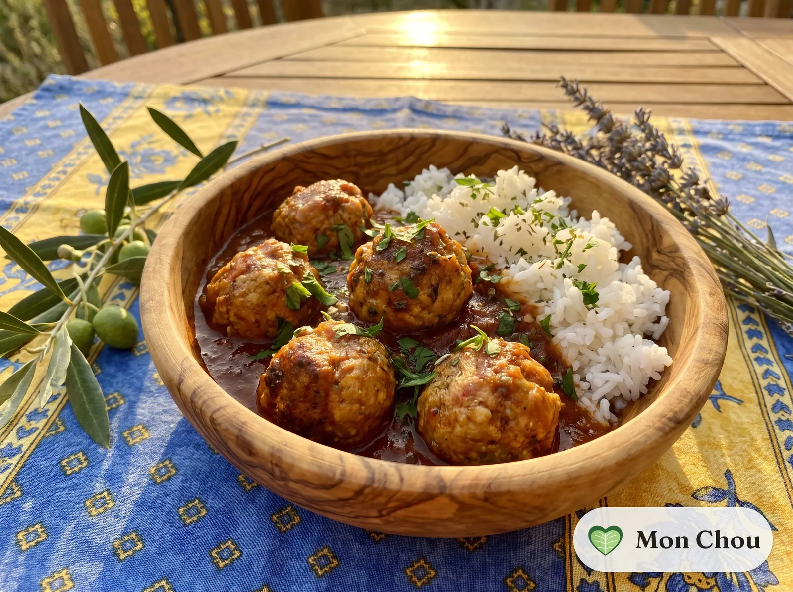 Boles de picolat with rice
