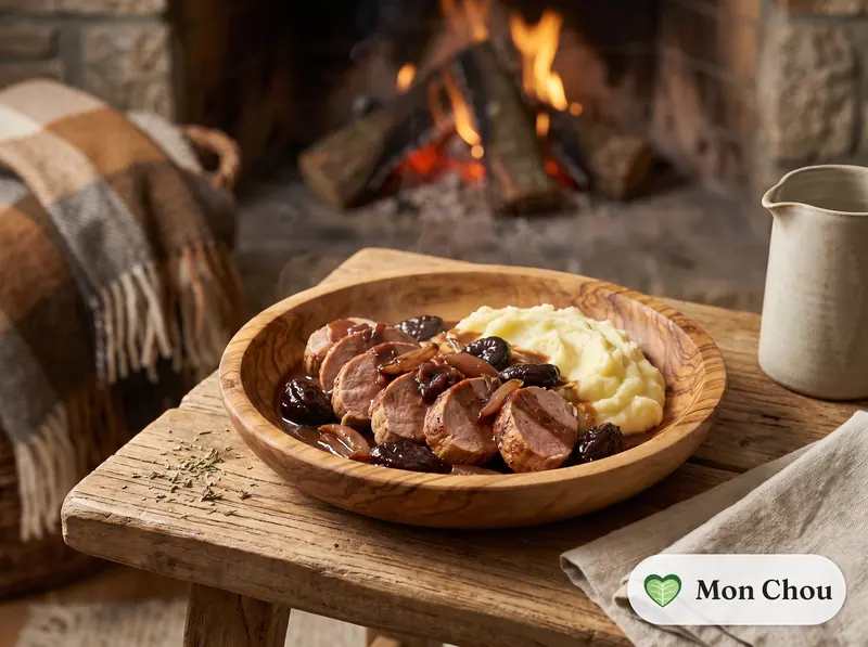 Filet mignon aux pruneaux d&rsquo;Agen et purée