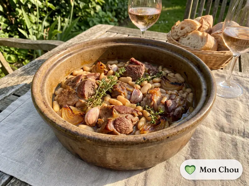Pistache de mouton aux haricots blancs