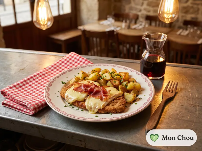 Escalope savoyarde et pommes sautées