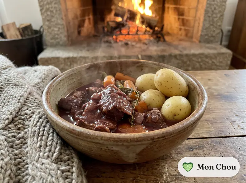 Fricassée de caïon et pommes vapeur