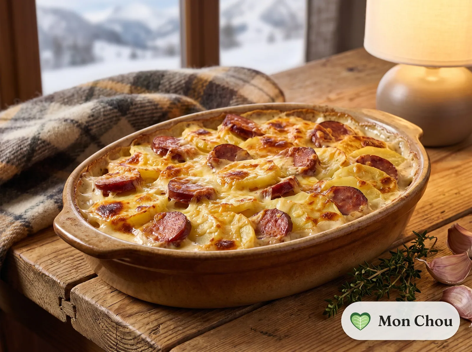 Gratin de pommes de terre à la Morteau