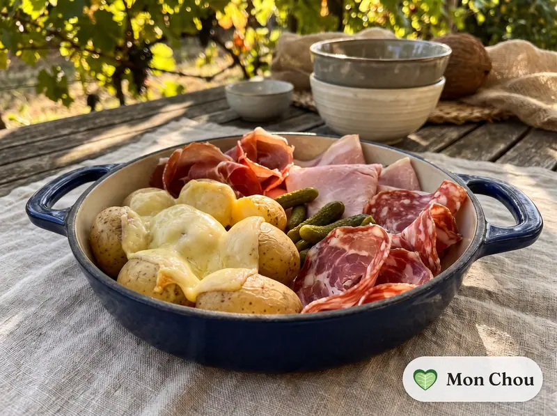Raclette et charcuterie