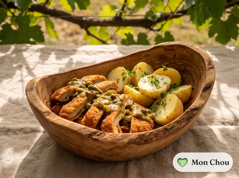 Tablier de sapeur et pommes vapeur