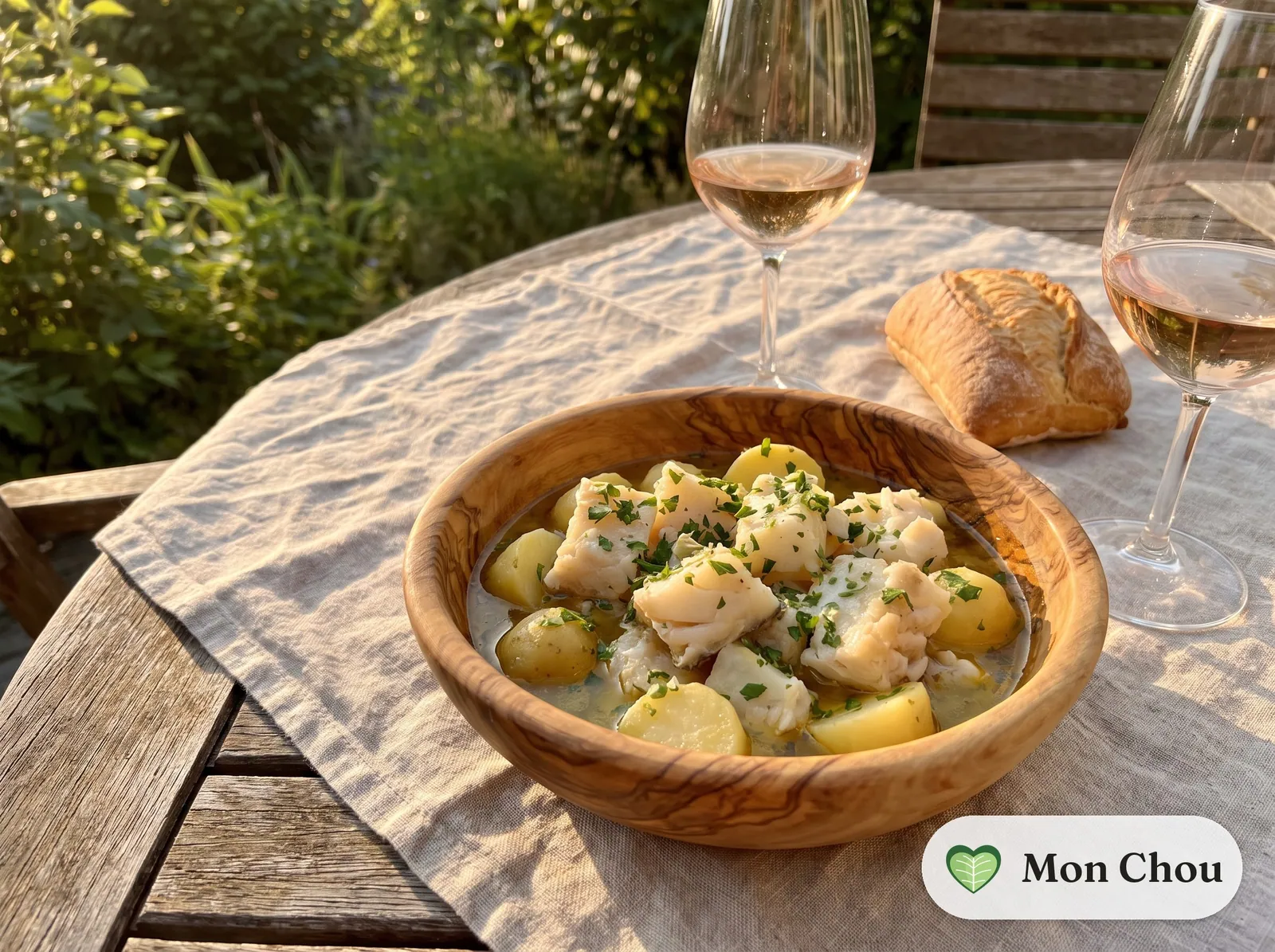 Morue au pil-pil et pommes de terre