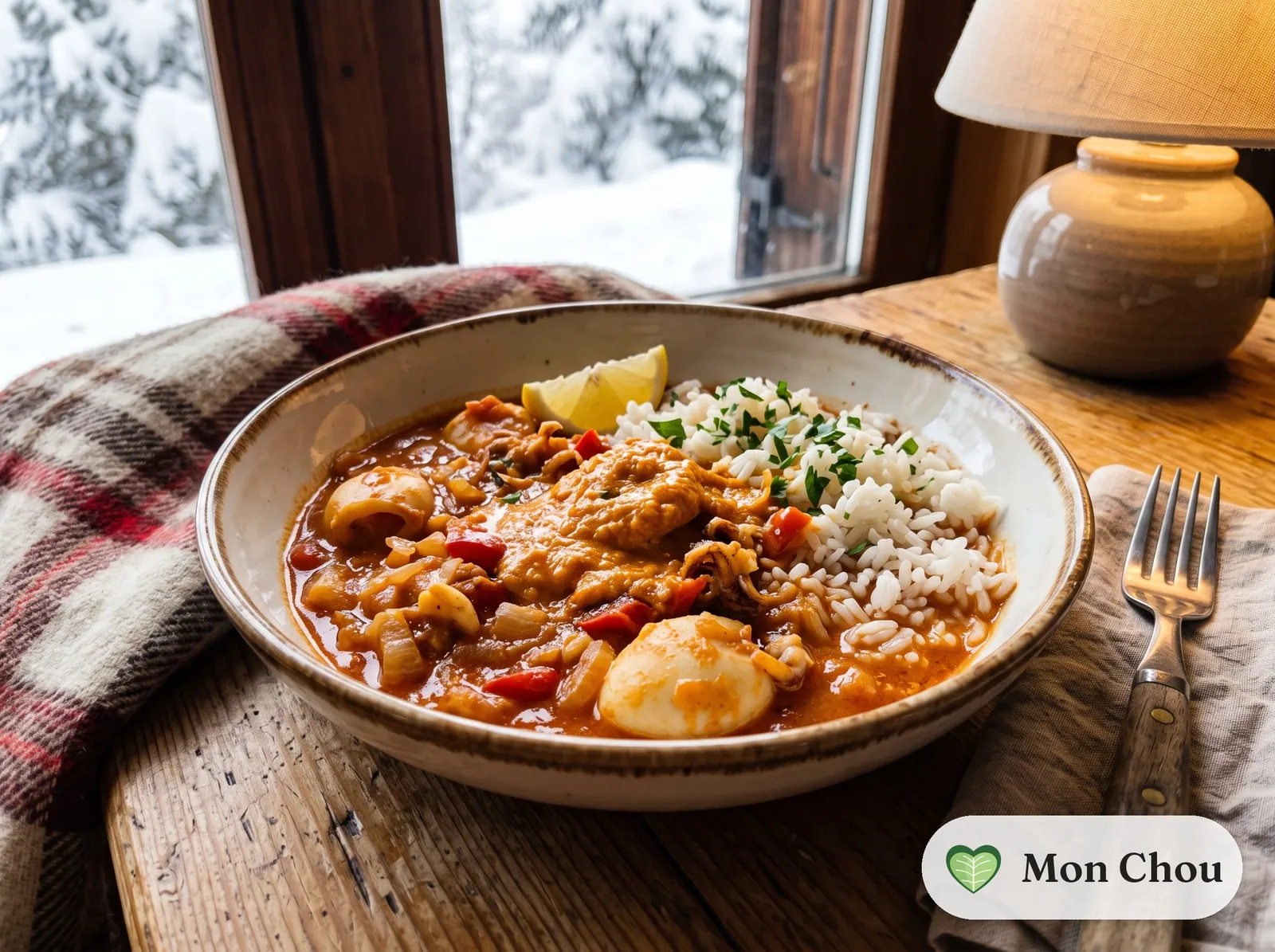 Rouille de seiche à la sétoise et riz