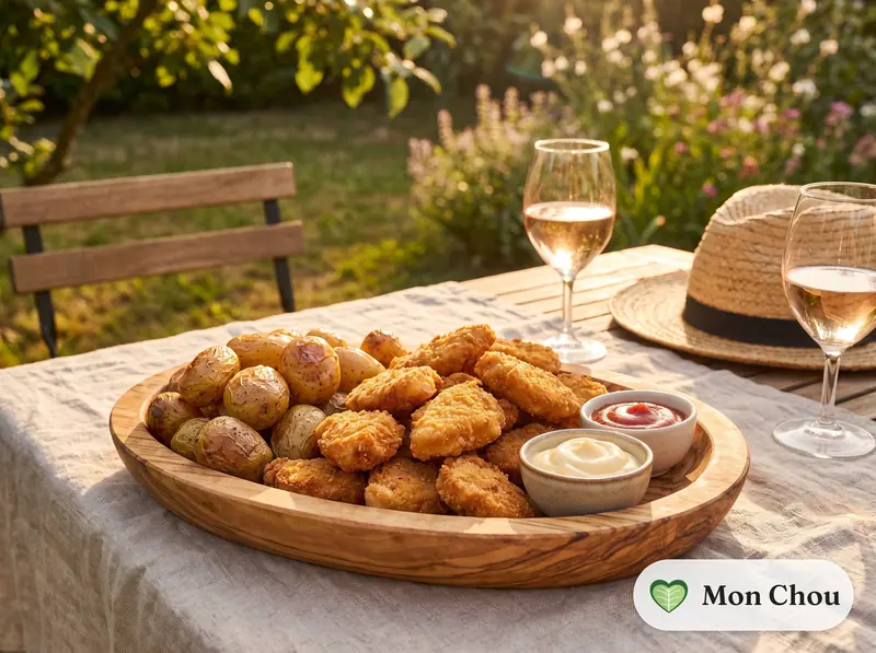 Fondue bressane et pommes de terre