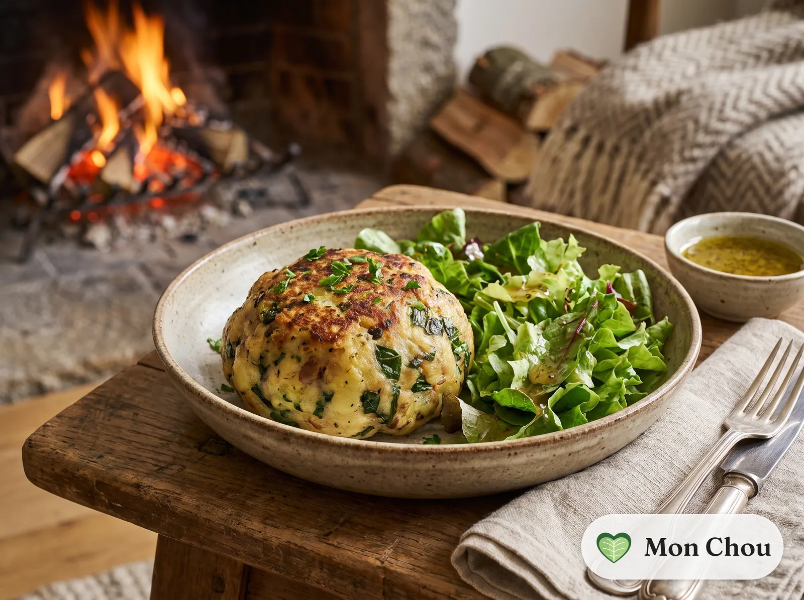 Farcidure limousine et salade