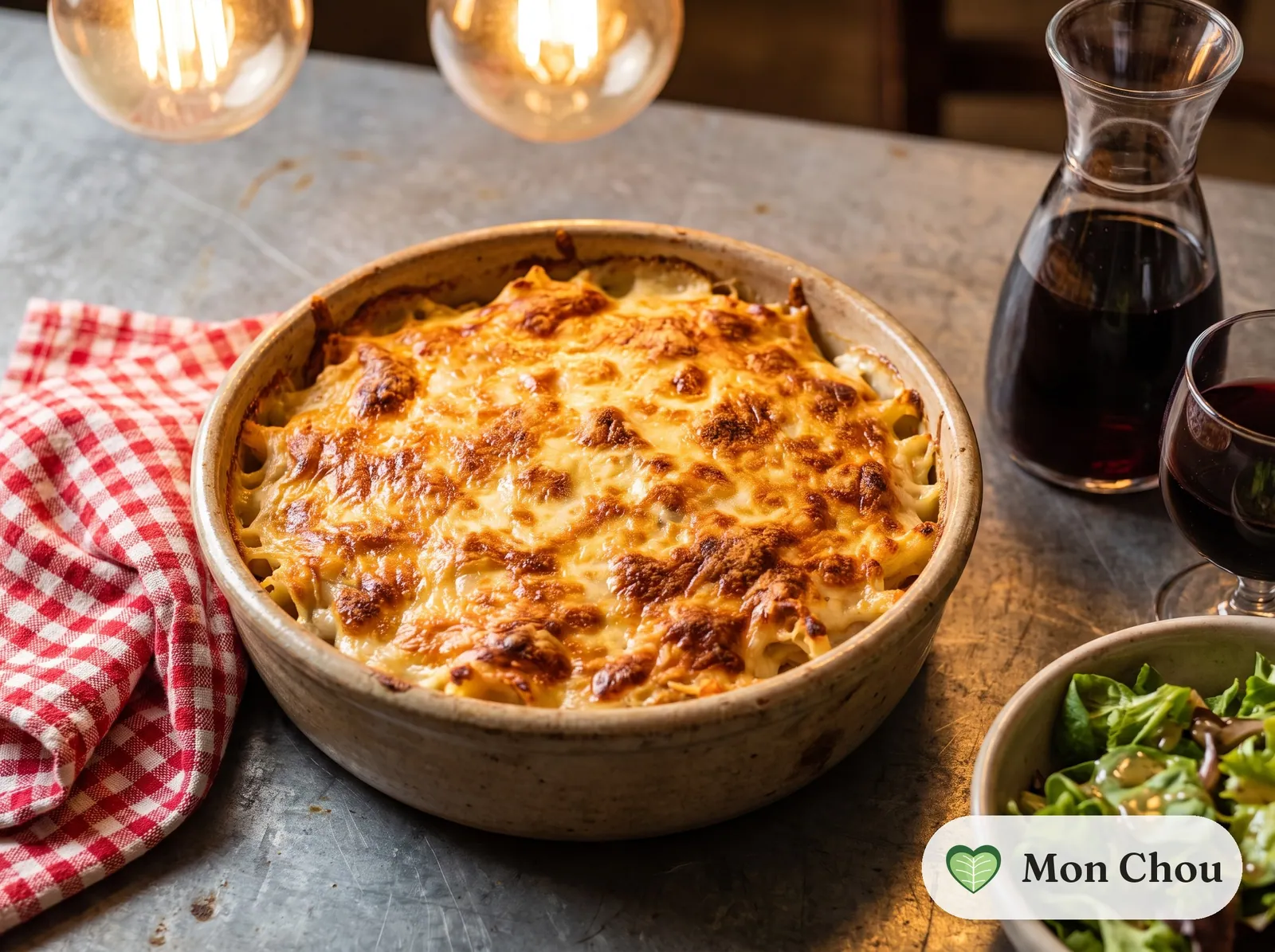 Gratin de pâtes au thon
