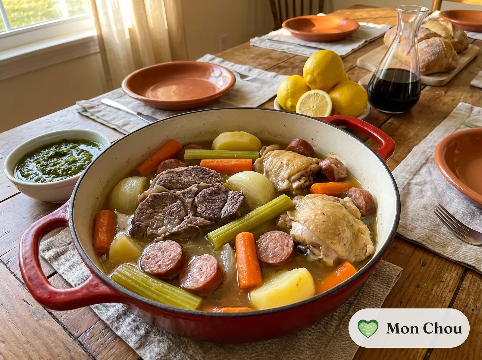 Bollito misto et sauce verte