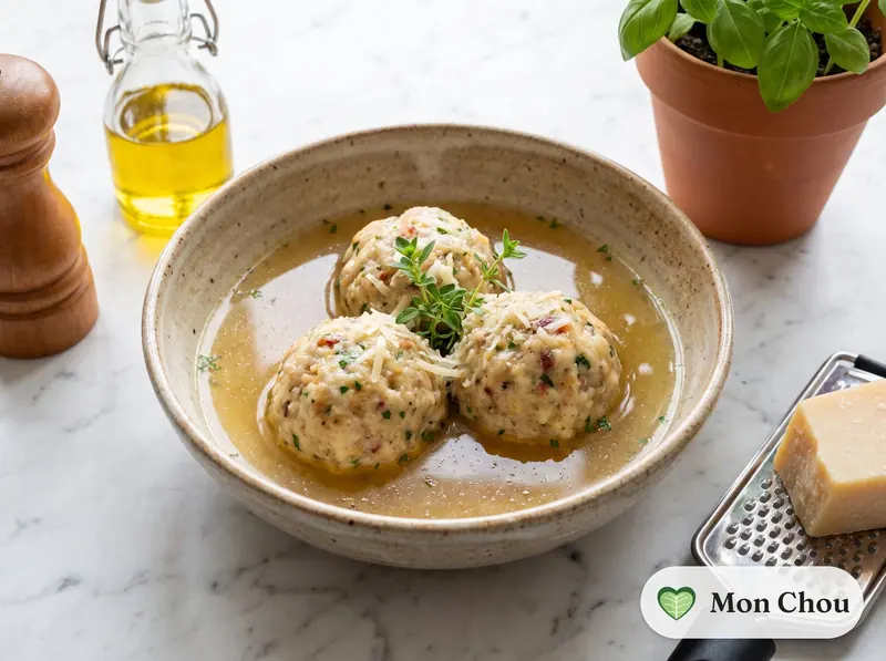 Canederli au bouillon
