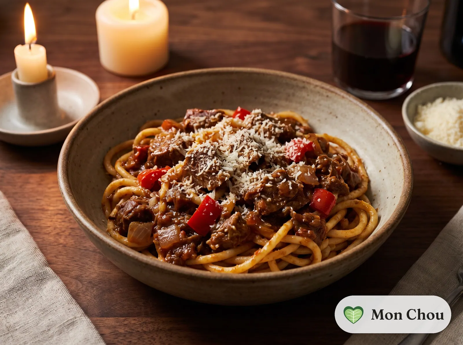 Maccheroni alla chitarra with lamb ragù