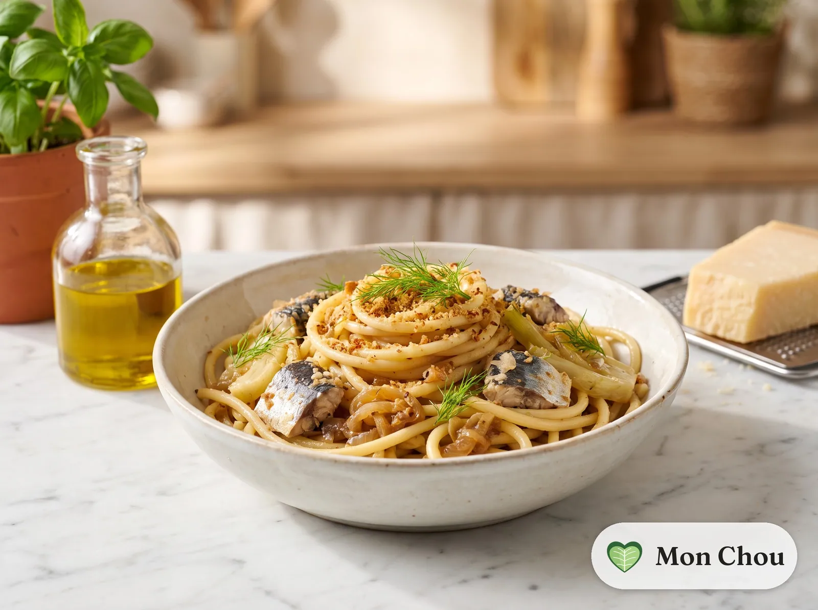 Sicilian pasta with sardines