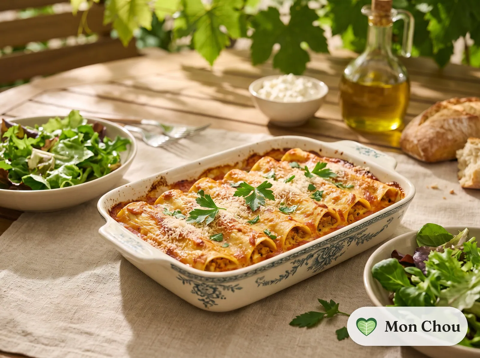 Cannellonis au thon et ricotta