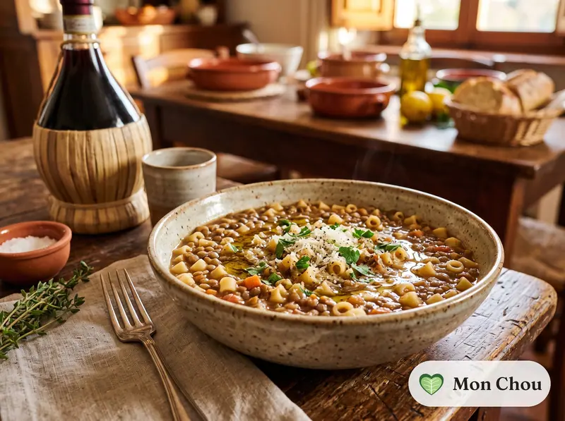 Pasta e lenticchie