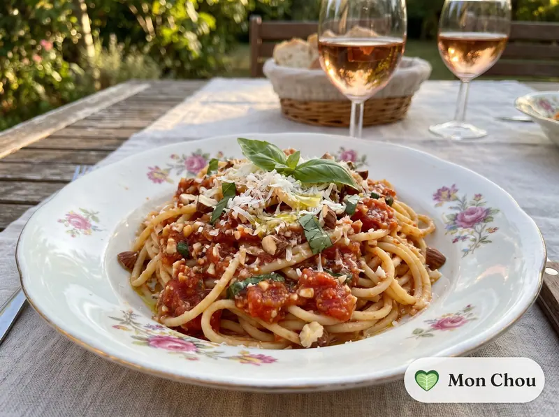 Trapanese pesto pasta
