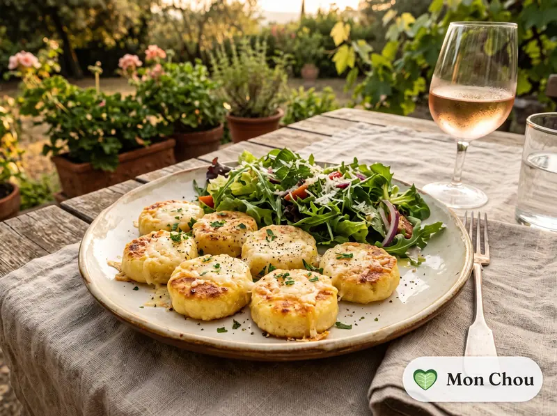 Gnocchis à la romaine et salade