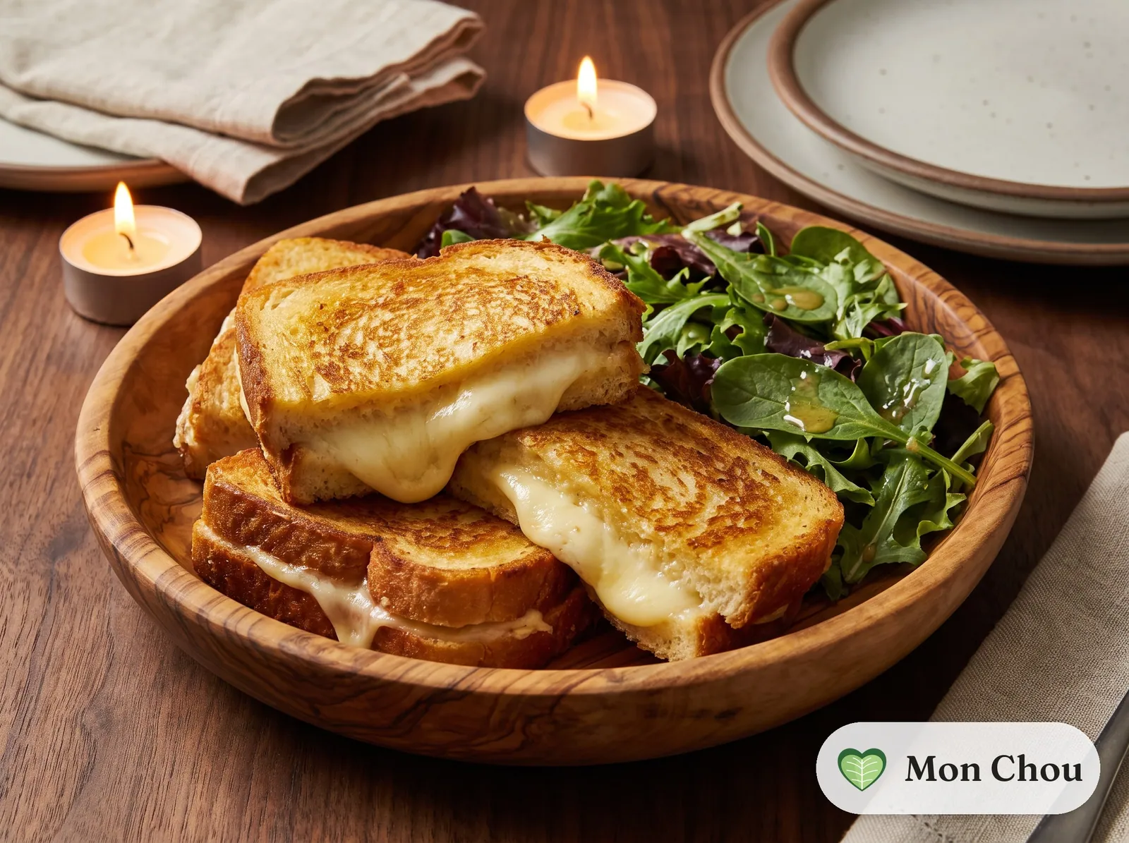 Mozzarella in carrozza et salade
