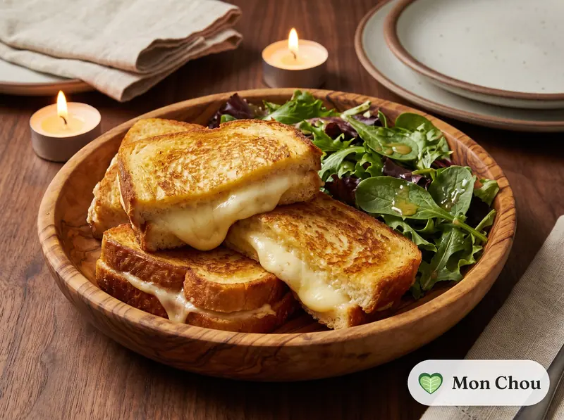 Mozzarella in carrozza et salade