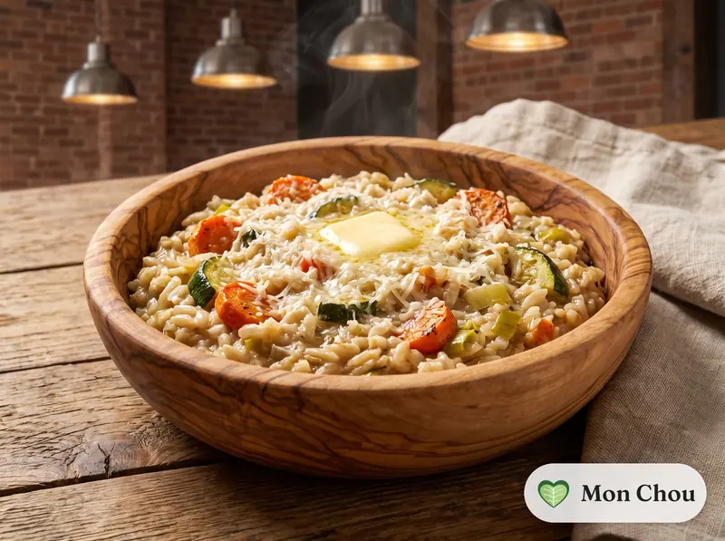 Orzotto aux légumes