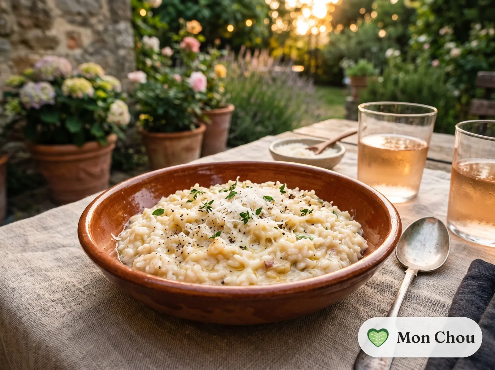 Risotto aux quatre fromages