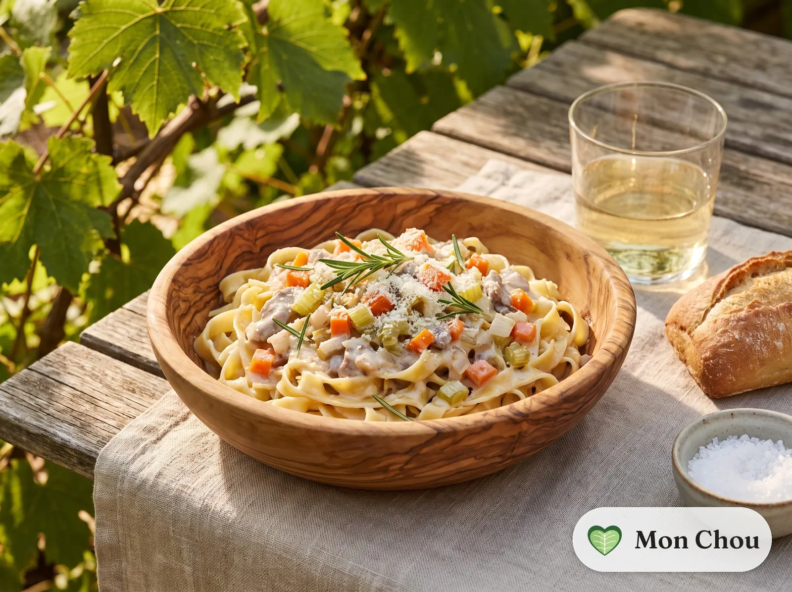 Tagliatelle mit weißem Kalbsragù