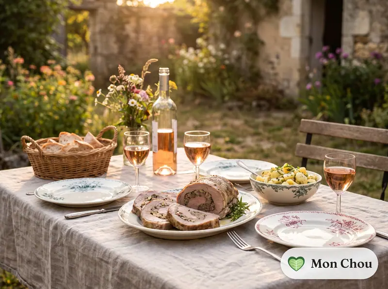 Cima à la génoise et salade de pommes de terre