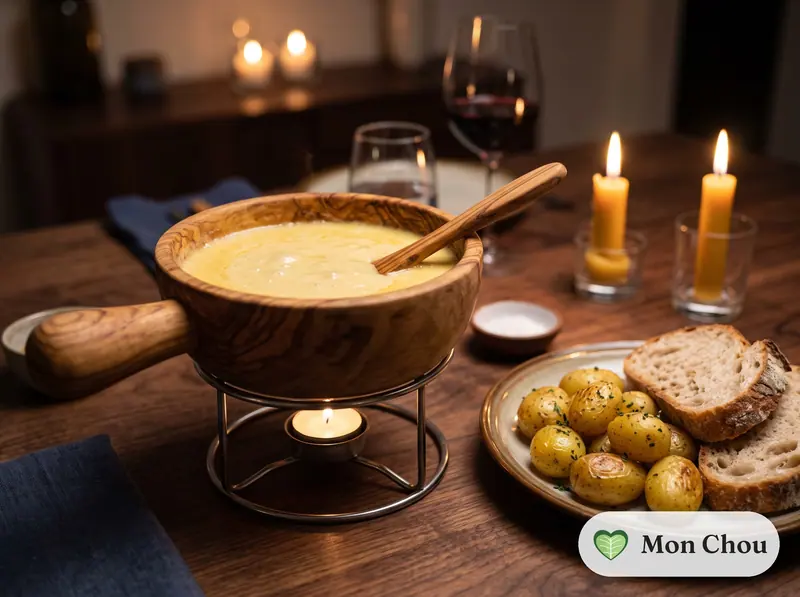 Fondue valdôtaine et pommes de terre