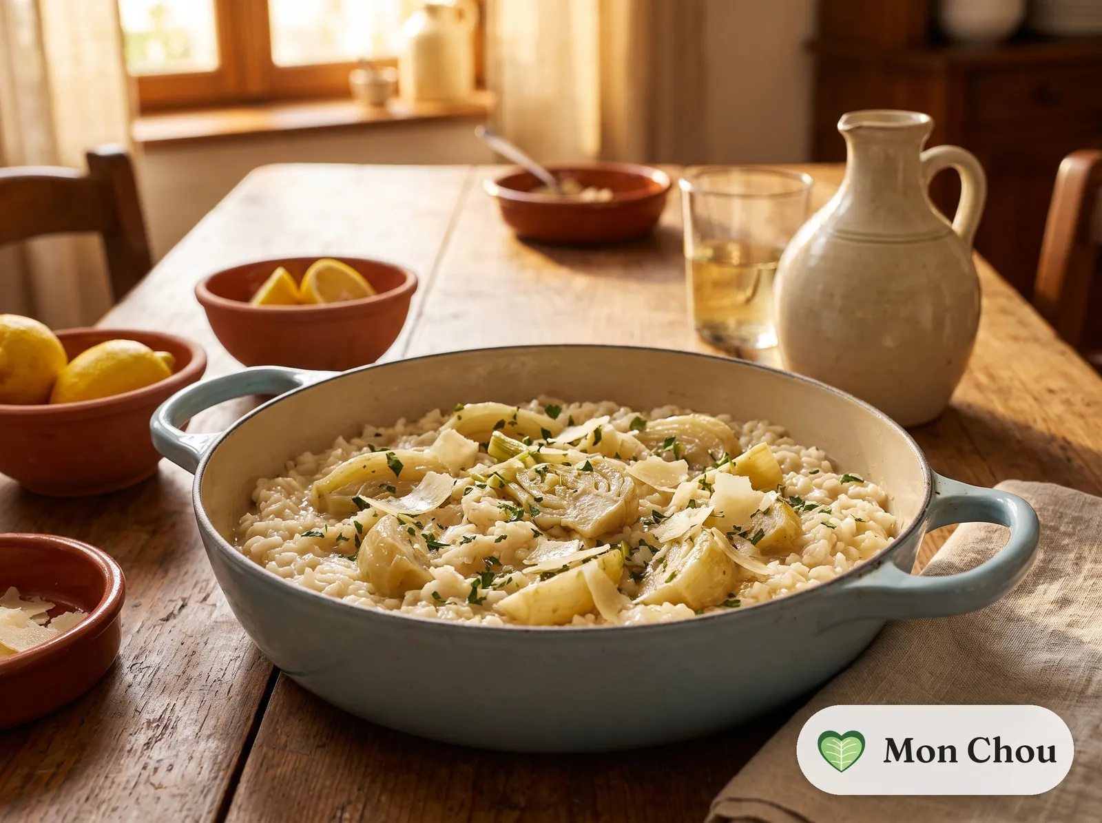 Risotto au fenouil et au parmesan