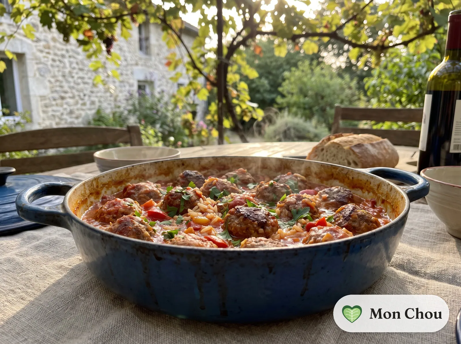 Albóndigas en sauce tomate et riz