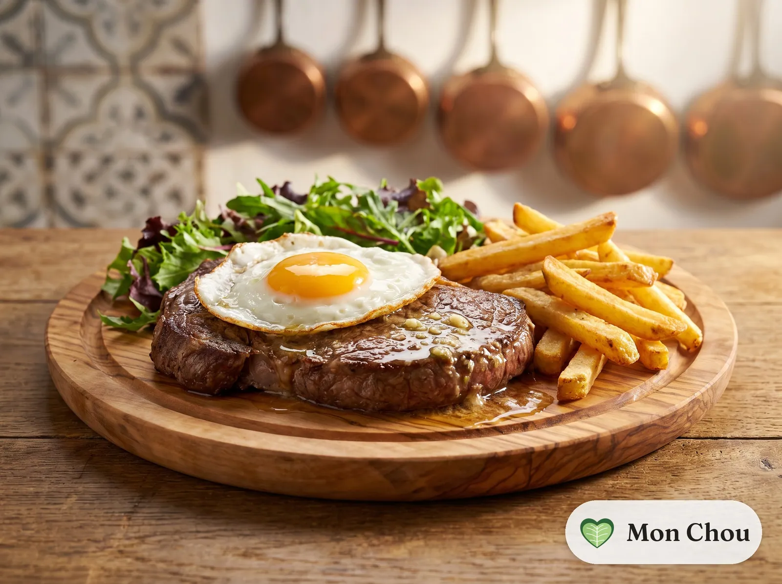 Bitoque, steak à l&rsquo;œuf et frites