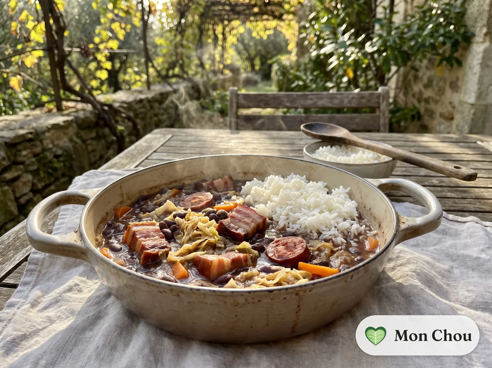 Feijoada portugaise et riz