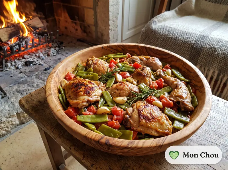 Paella valencienne au poulet et au lapin