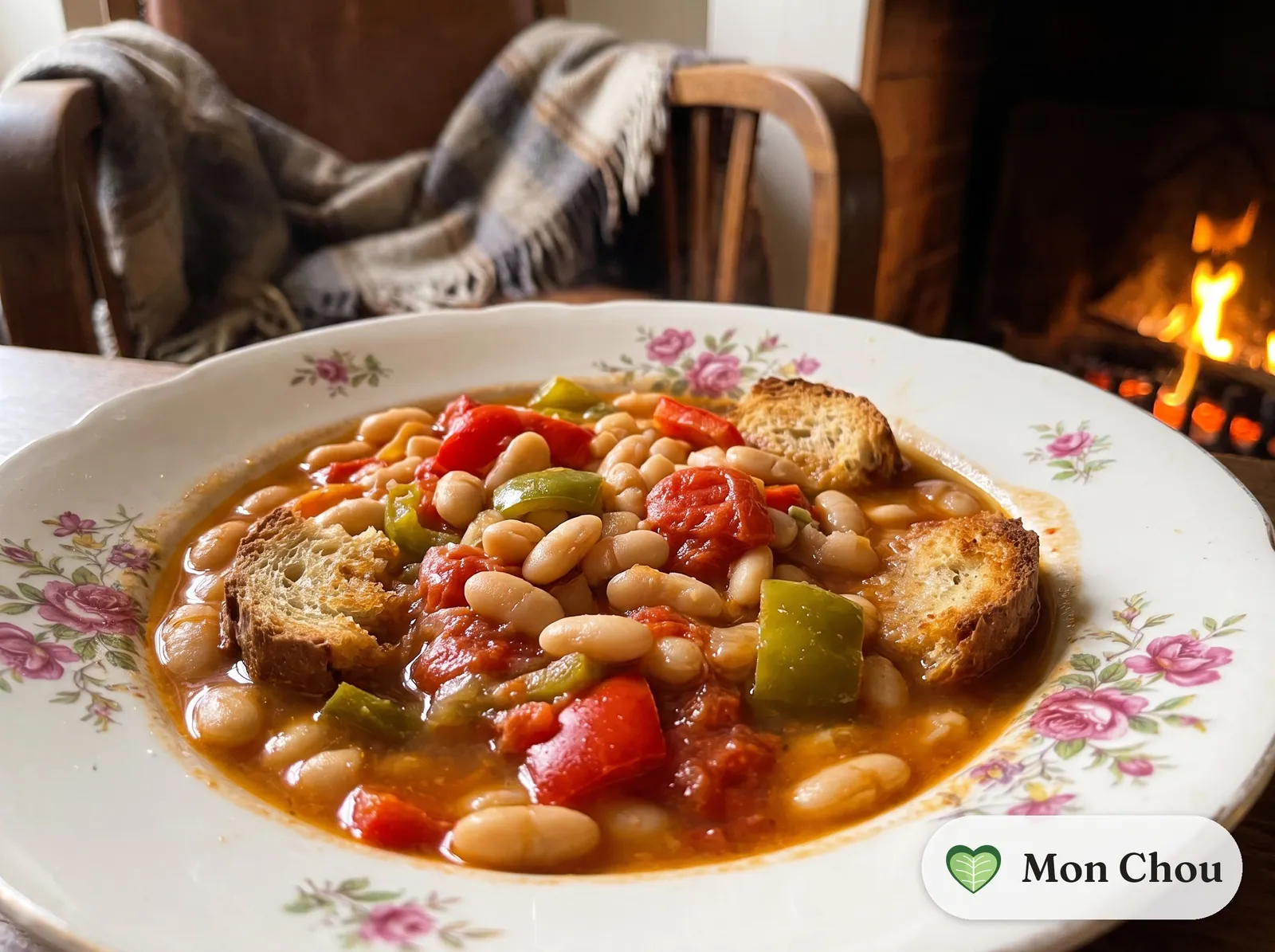 Navarra style pochas with vegetables