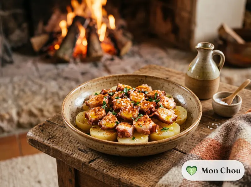 Poulpe à la galicienne et pommes de terre
