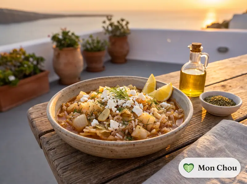 Lahanorizo, Greek cabbage and tomato rice