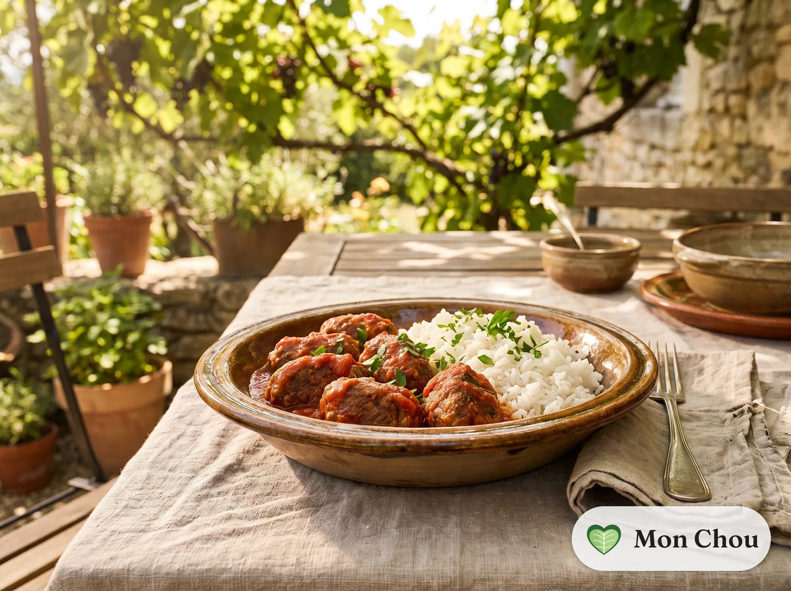Soutzoukakia et riz