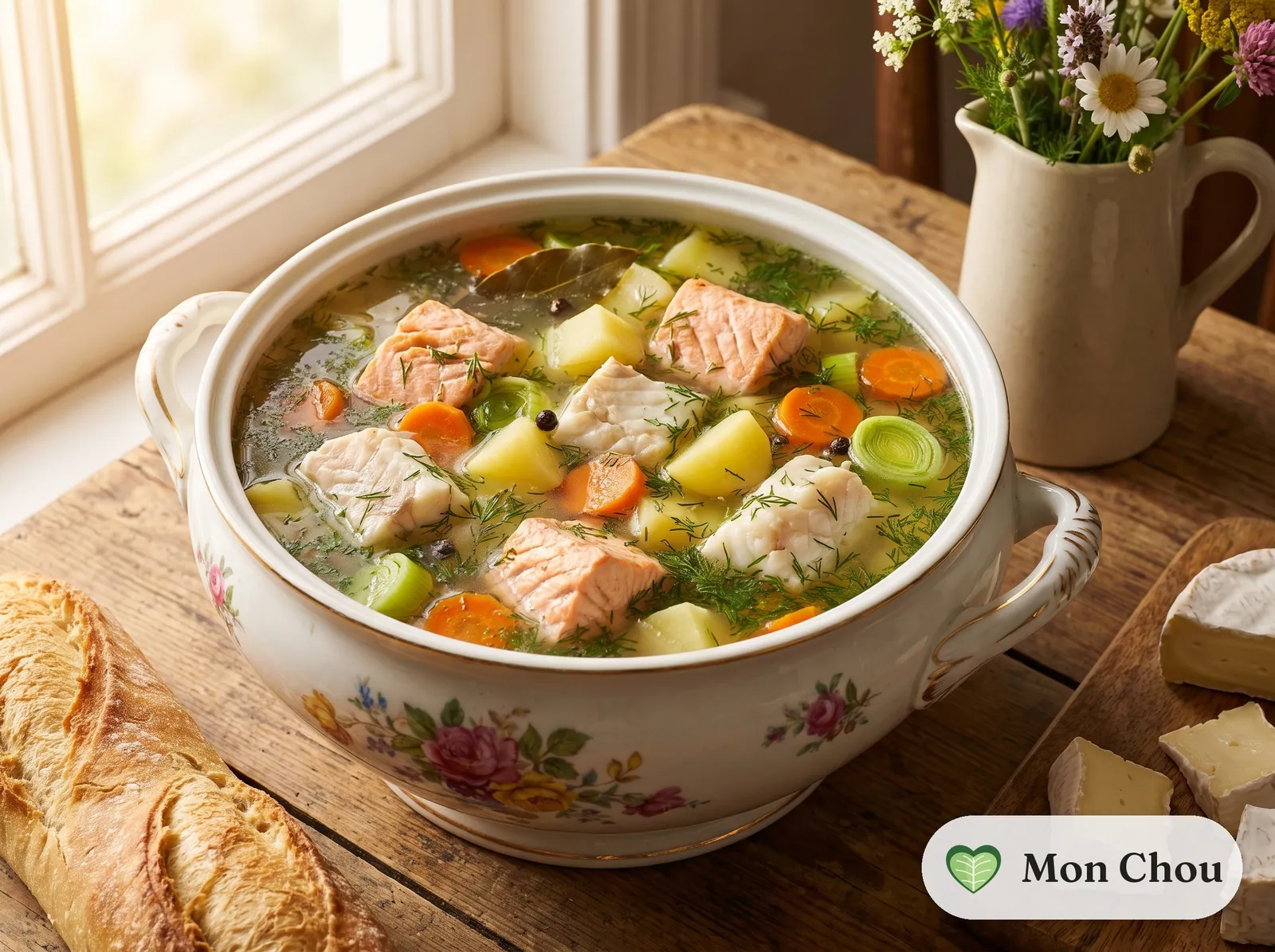 Oukha, soupe de poisson russe