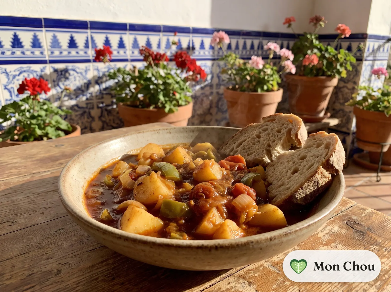 Paprikás Krumpli with Bread