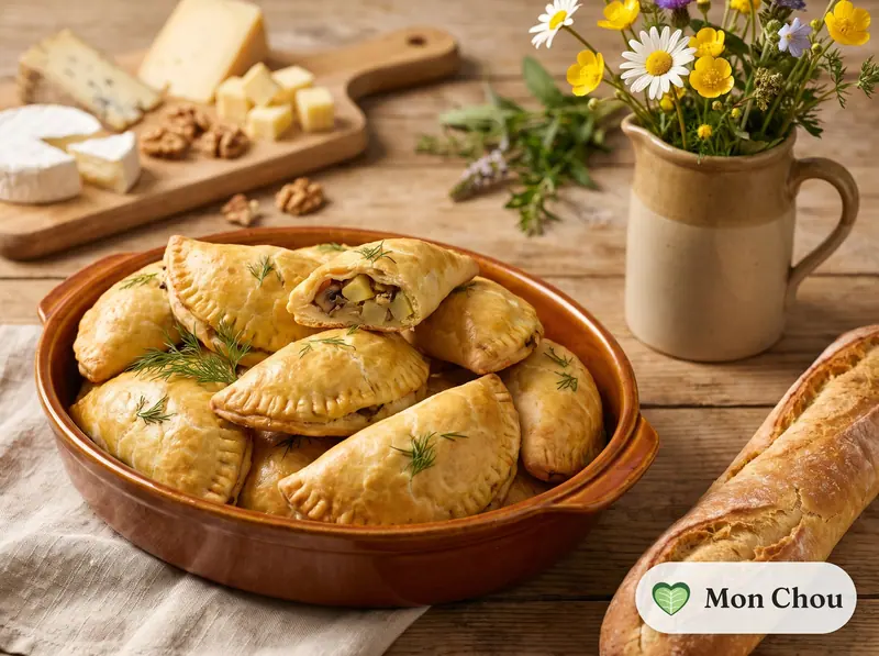 Pirojki aux pommes de terre et champignons