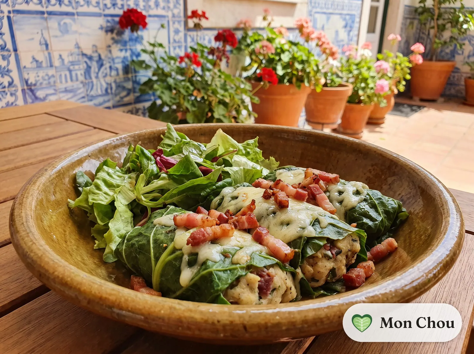 Capuns et salade