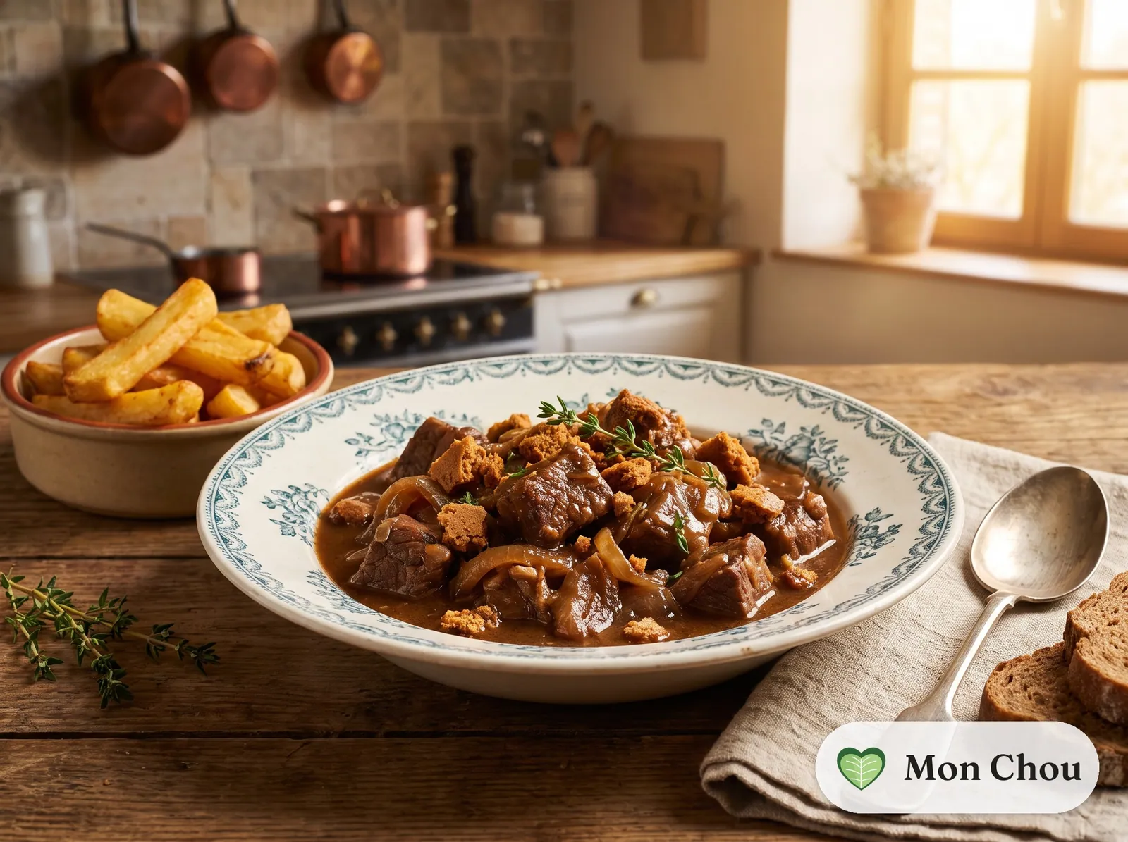 Flemish carbonade with fries