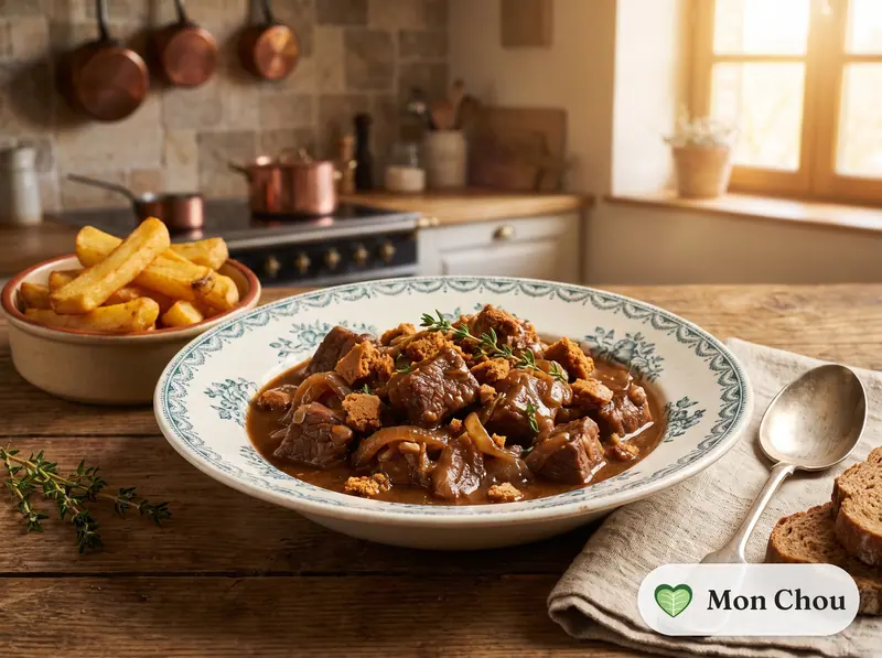 Flemish carbonade with fries