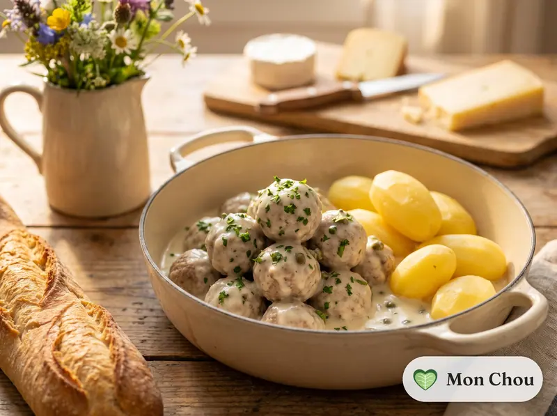 Königsberger Klopse mit Salzkartoffeln